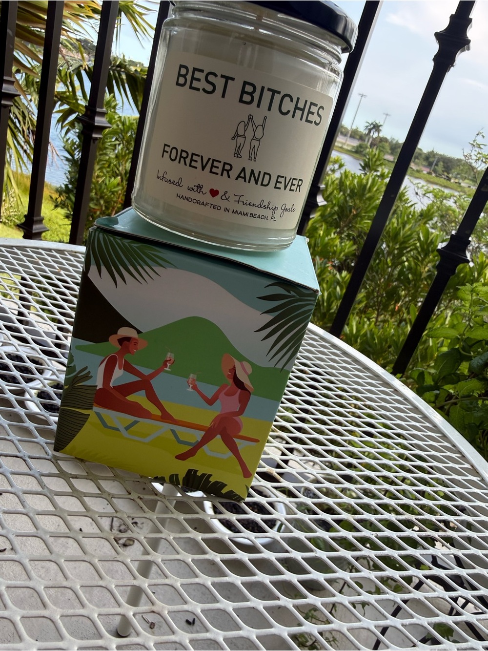 Best Bitches "Forever and Ever" Scented Candle - White